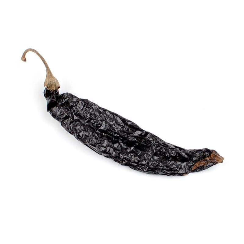 Whole Pasilla Negro Chiles, 1 lb – Dried Mexican Chiles for Mole, Enchilada Sauce & Salsa Roja, Mild Earthy-Raisin Flavor, by Woodland Gourmet
