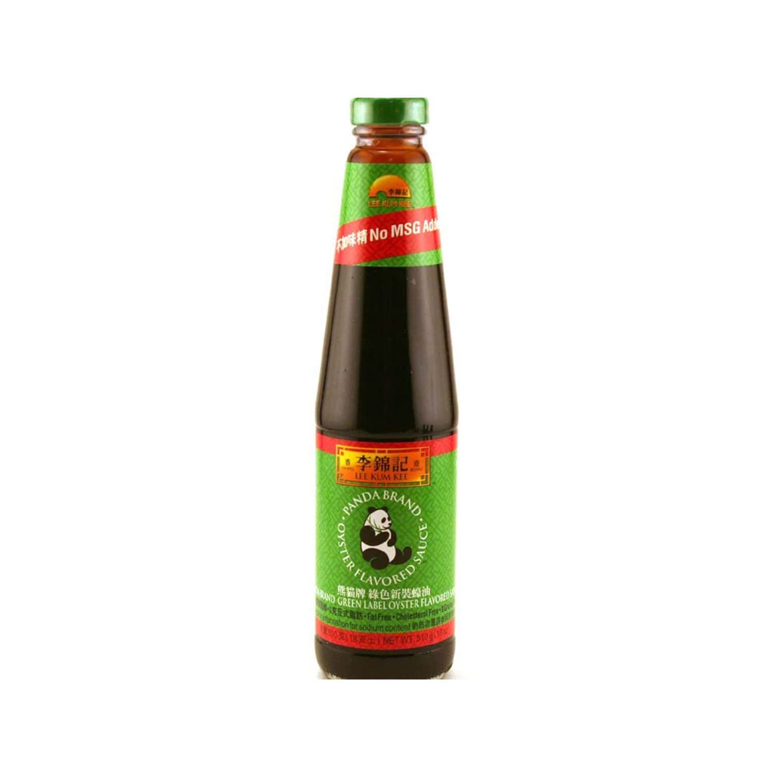 LKK Lee Kum Kee Panda Oyster Sauce (Panda Green Oyster 18oz, Pack of 3)