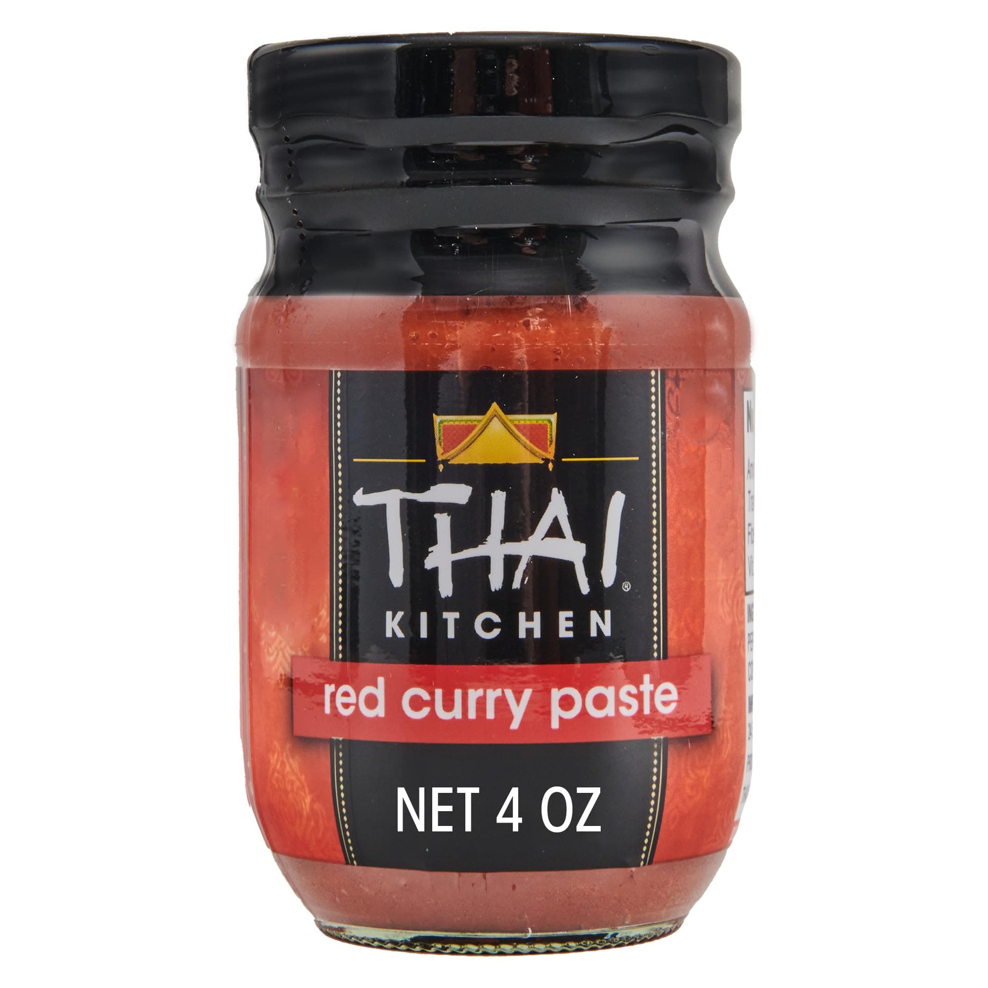 Thai Kitchen Red Curry Paste, Gluten Free, Vegan, Authentic, Non GMO, Hot Heat, For Thai-Inspired Cooking, Stir-Fry, Soups, Curries, and More, 4 oz